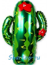 Фольгированный шар с гелием "Кактус" 70 см