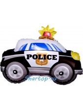 Фольгированный шар машина полиции