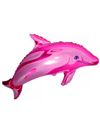 Фольгированный шар с гелием "Дельфин" 102 см