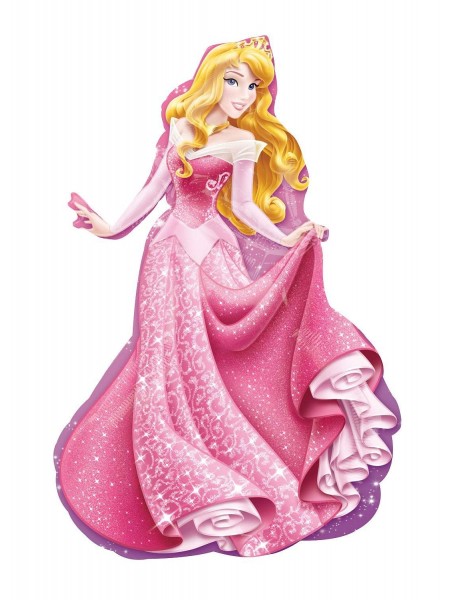 Фольгированный шар с гелием принцесса "Спящая красавица Аврора" 81 см