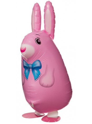 Ходячая фигура Кролик Розовый 64 см